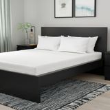 IKEA 10481720 Çift Kişilik Beyaz Yatak