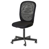 IKEA 10489028 Flıntan Siyah Çalışma Sandalyesi