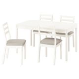 IKEA 19612378 Kırık Beyaz Yemek Masası Takımı