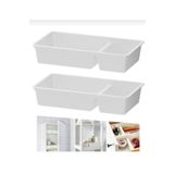 IKEA 2' Adet Banyo -mutfak- Çekmece Düzenleyici Beyaz