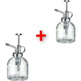 IKEA 2 Adet Bitki Sulama Spreyi Hacim: 250 Ml İkea 2'li Set Cam Sulama Kabı Şeffaf Sprey