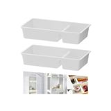 IKEA 2 Adet Bölmeli Çekmece İçi Düzenleyici, Beyaz 02667-2lipaket