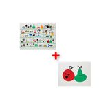Ikea 2 Adet Çocuk Amerikan Servisi 40X30 Cm İkea 2'Li Set Bebek Amerikan Çok Renkli Kaydırmaz Servis