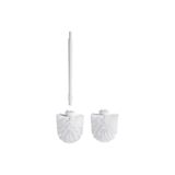 IKEA 2 Adet Fırça Başlığı 8x8 cm 2'li Set Yedek Tuvalet Fırçası Başlığı Beyaz Saplı
