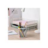 IKEA 2 Adet Kalemlik Metal Beyaz Masa Üstü Yükseklik: 11 cm Uzunluk: 10 cm Genişlik: 10 cm 0005544345
