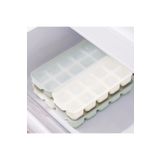 IKEA 2 Adet Kapaklı Buz Kalıbı Plastik 20x3x8 Cm 2'li Set 10 Bölmeli Buz Kalıbı