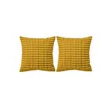 Ikea 2 Adet Kırlent Kılıfı 50X50 Cm Fermuarlı 2'Li Set Minder Kılıf Sarı Renk İçi Dahil Değildir