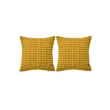 Ikea 2 Adet Kırlent Kılıfı 50X50 Cm Fermuarlı 2'Li Set Minder Kılıf Sarı Renk İçi Dahil