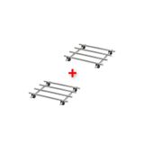 IKEA 2 Adet Nihale 18X18 cm Ikea 2'li Set Tencere Tava Altlığı Metal Altlık Paslanmaz Çelik