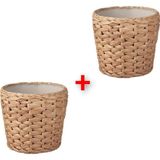 Ikea 2 Adet Saksı Bitki Saksısı Yükseklik 13 Cm İkea 2'Li Set Çiçek Saksısı Dış Çap 15 Cm