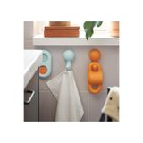 IKEA 2 Adet Vantuzlu Banyo Askısı Plastik Askı 12x8 Cm 2'li Set Çocuklar İçin Havlu Askılığı 00166