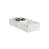 IKEA 2 Bölmeli Düzenleme Kutusu 20x51x10 Cm İkea Dolap İçi Düzenleyici Saklama Kutusu Beyaz Organizer