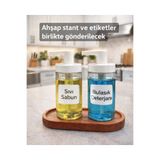 IKEA 2 li Cam Sıvı Sabunluk