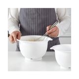 IKEA 2 Parça Karıştırma Kabı Beyaz Ren 22-26 cm Kaydırmaz Alt Taban Çırpma Kabı