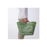 IKEA 24 L Çamaşır Sepeti ,24 Lt 36 X 40 Yeşil Plastik Plastik