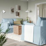 IKEA 29489622 2'li Soluk Mavi Kanepe