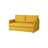 IKEA 2'li yataklı kanepe sarı, 119 cm kolayca yatağa dönüşür aynı hızla tekrar kanepeye dönüşür