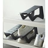 IKEA 3 Adet Dolap Içi Ayakkabı Düzenleyici Rampa 24X14X14 cm Ayakkabı Rampası Plastik Gri Renk