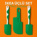 Ikea 3 Lü Set Spatula Yeşil Şık ve Pratik
