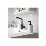 IKEA 3 Parça Banyo Seti İkea Plastik Sıvı Sabunluk, Fırçalık Ve Katı Sabun Kabı Beyaz Renk