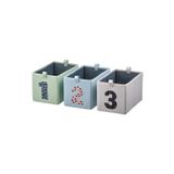 IKEA 3 Parça Kutu Seti, Barndröm Çok Renkli 17x27x17 Cm Çocuk Odası Düzenleme Kutuları