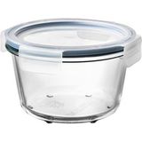 IKEA 365+ 600 ML 14X9 CM Yuvarlak Kapaklı Vakumlu Cam Saklama Kabı