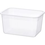 Ikea 365+ Plastik Saklama Kabı Plastik 2 Lt Dikdörtgen - Şeffaf