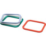 Ikea 365+ Saklama Kabı Contası Plastik Kare 4 Adet - Renkli
