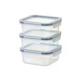 Ikea 365+ Şeffaf Saklama Kabı Seti 750 Ml, Kare 3 Parça
