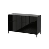 IKEA 39195271 Besta Venge Parlak Cila Siyah Dolap Kombinasyonu
