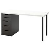 IKEA 39431937 Alex Beyaz Ofis Çalışma Masası