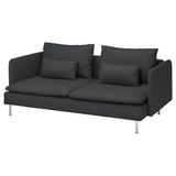 IKEA 39449621 Söderhamn Fridtuna Koyu Gri 3'lü Kanepe