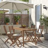 IKEA 39530008 Askholmen Koyu Kahverengi Yemek Masası Set