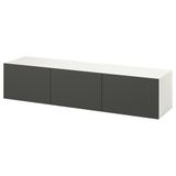 IKEA 39575025 Beyaz Koyu Gri Tv Sehpası