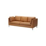 IKEA 3'lü Deri Kanepe, Seglora Natürel Rengi, Ergonomik Tasarım