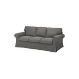 IKEA 3'lü Kanepe, Hakebo Koyu Gri, Ergonomik Tasarım