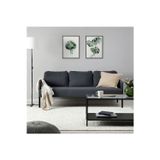 IKEA 3'lü kanepe, knisa koyu gri