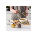 IKEA 4 Adet Baharat Kavanozu Şeffaf Cam Baharatlık Seti 8 cm 150 ml