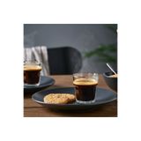 IKEA 4 Adet Cam Espresso Fincanı Hacim 100 ml 4'lü Set Şeffaf Bardak Yükseklik 7 Cm Fincan
