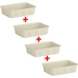 IKEA 4 Adet Dolap Içi Düzenleyici Kutular 15 x 20 x 5 cm 4'lü Set Organizer Çekmece Içi Takı Saklama