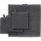 IKEA 4 Adet El Havlusu, Koyu Gri Renk 30X30 cm Pamuk ,4 Li El-Kurulama Havlu - 30 x 30 cm