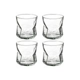 IKEA 4 Adet Modern Tasarım Köşeli Cam Bardak, Kola Meşrubat Viski Bardağı 300 ml