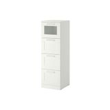 IKEA 4 Çekmeceli Şifonyer, Genişlik: 39 cm Derinlik: 46 cm Yükseklik: 124 cm