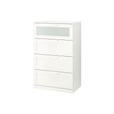 IKEA 4 Çekmeceli Şifonyer, Genişlik: 78 cm Derinlik: 46 cm Yükseklik: 124 cm