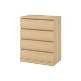 IKEA 4 çekmeceli şifonyer, Genişlik: 80 cm Derinlik: 48 cm Yükseklik: 100 cm