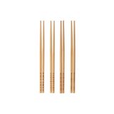 IKEA 4 Çift Bambu Chopstıck Uzunluk: 24 cm İkea Japon Çin Yemek Desenli Suşi Çubuğu