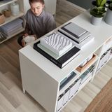 IKEA 40474761 Beyaz Ofis Dolabı