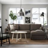 IKEA 49495820 3'lü Gri Kahverengi Kanepe