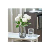 Ikea 5 Adet Yapay Beyaz Gül Yükseklik 40 Cm İkea 5'Li Set Yapay Çiçek Dekoratif Bitki White Rose
