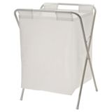 IKEA 50 Litre Beyaz,Katlanır, Çamaşır Sepeti Açılır Kapanır Pratik Kirli Sepeti 50 Lt U42X G43X Y60 cm